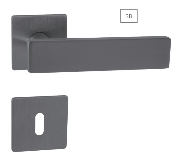 China flat door handle with magnet function